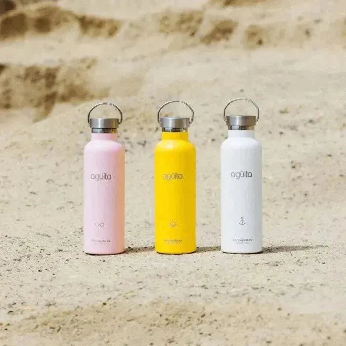 Insulated stainless steel bottles: drinks cold for 24 hours and hot for 12 hours