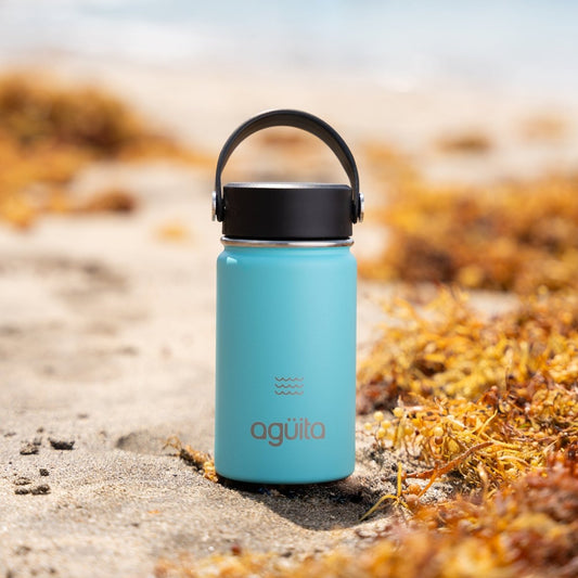 COFFEE FLASK 355ml ᛫ TURQUOISE - AGÜITA