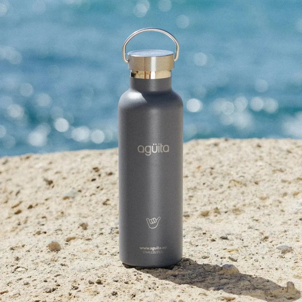 INSULATED BOTTLE ᛫ GREY - AGÜITA INSULATED BOTTLE ᛫ GREY - AGÜITA